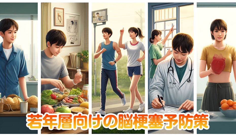 若年層向けの脳梗塞予防策