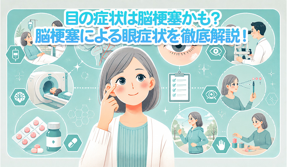 目の症状は脳梗塞かも？脳梗塞による眼症状を徹底解説！